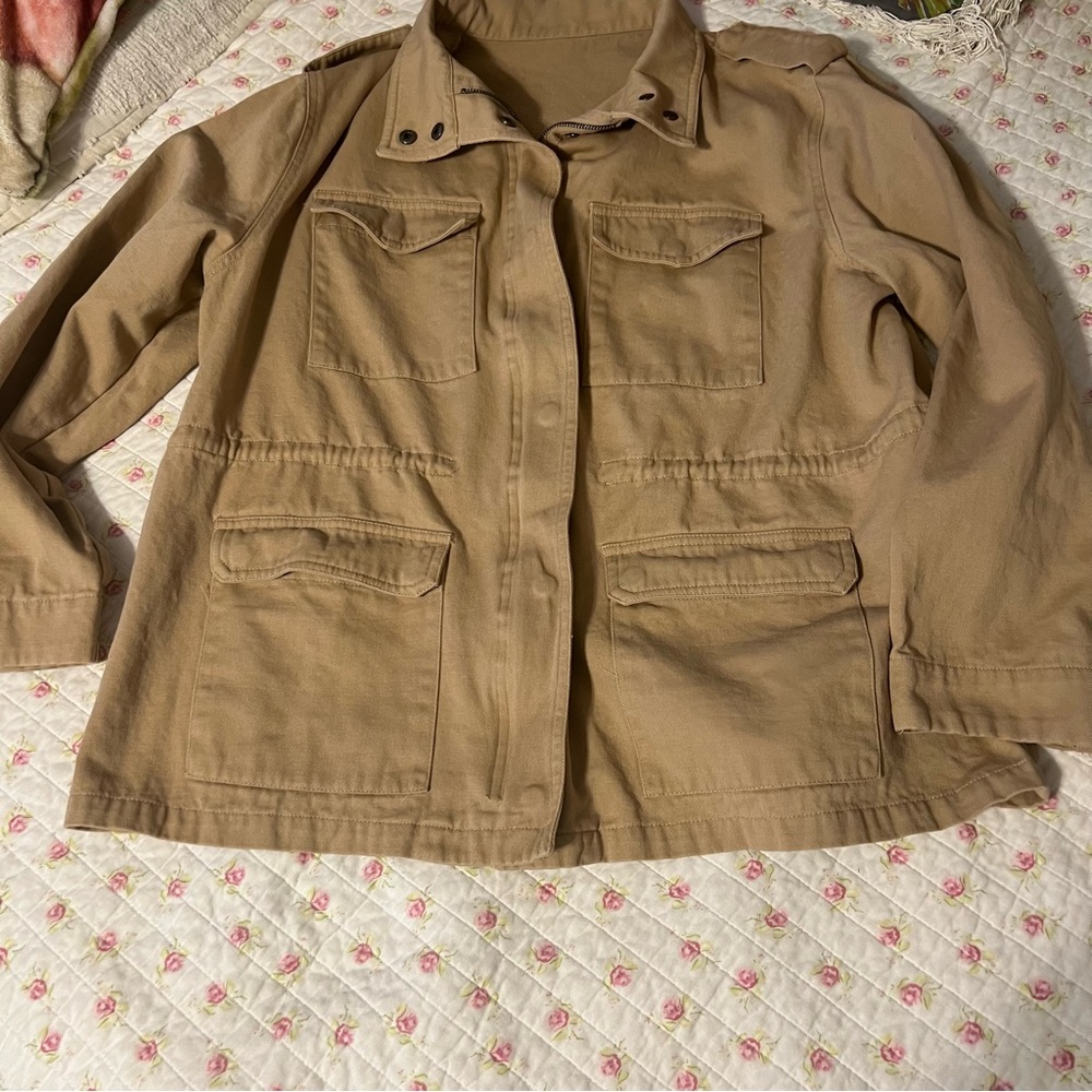 Men's Tan Utility Field Jacket - Picture 10 of 15